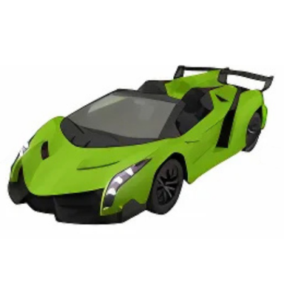 Remote Control Lambo Car Green Color Kids Boys High Speed Performance Racing Car Toys	